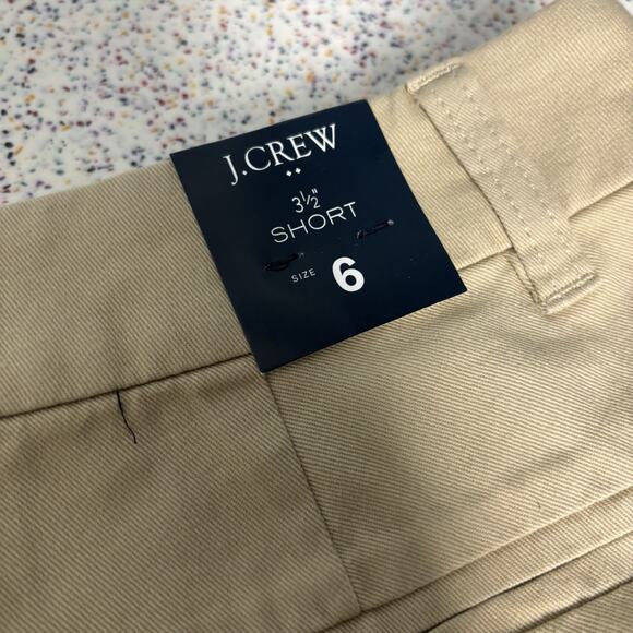 NWT J. Crew Women’s Khaki Bermuda 3.5” Short Size 6 New - Picture 3 of 4